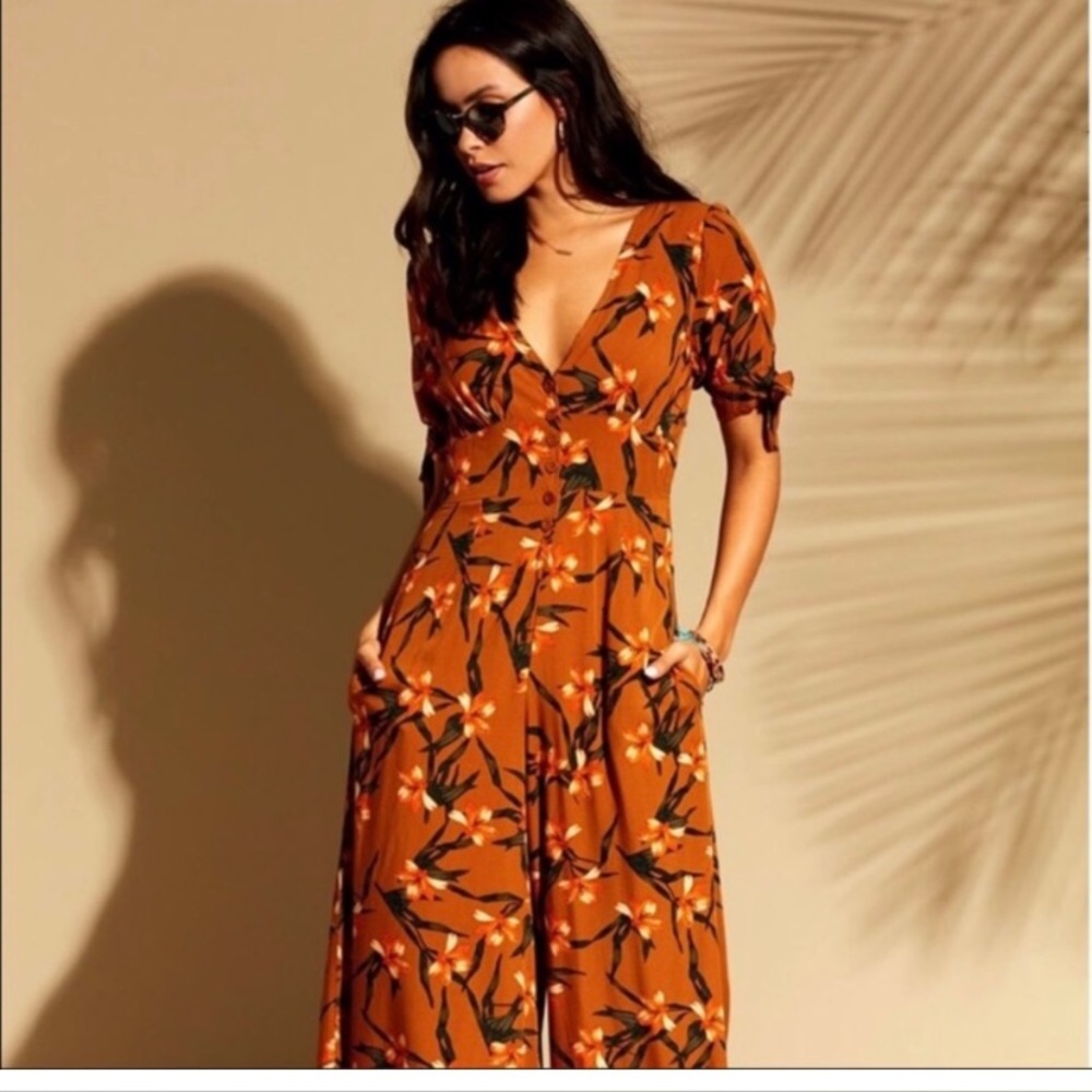 NWT L*Space Dolce jumper in love song floral size xs